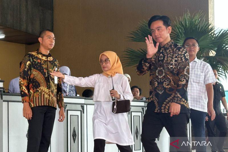 Gibran Hadiri Gladi Bersih Pelantikan Presiden-Wapres Terpilih