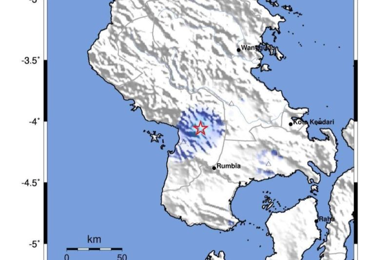 47 Kali Gempa Susulan Guncang Kolaka Timur pada 24-26 Januari 2025