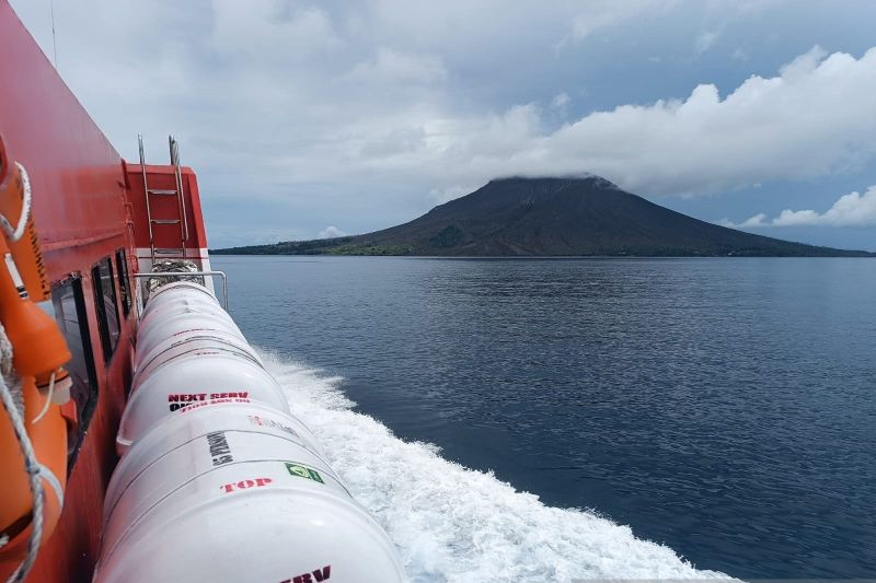 Badan Geologi Catat 22 kali Gempa Vulkanik di Gunung Ruang