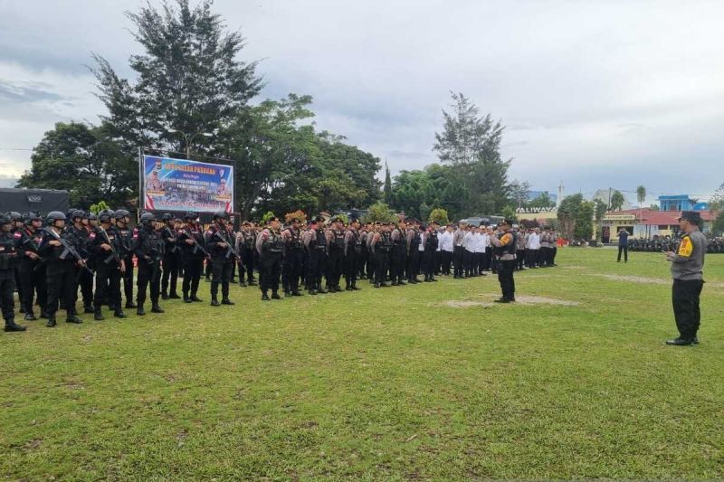 Polres Jayawijaya Siagakan 100 Personel Amankan Tarawih Perdana