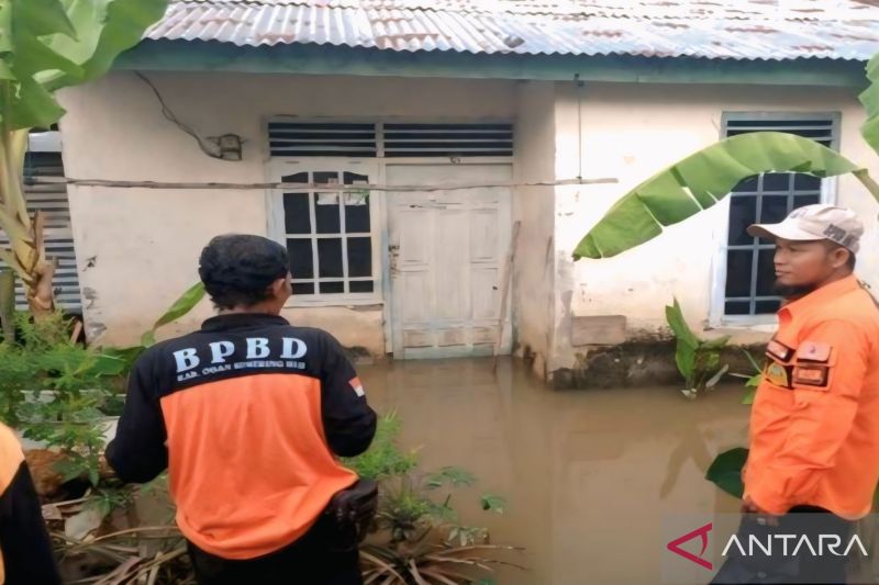 Curah Hujan Tinggi, 1.400 Warga OKU Sumsel Terdampak Banjir