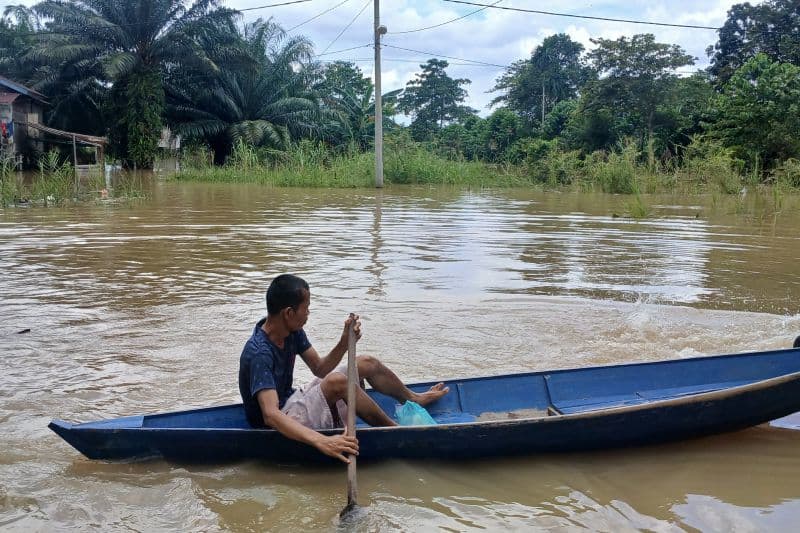 Debit Air Sungai Batanghari Naik, Jambi Siaga Satu Banjir