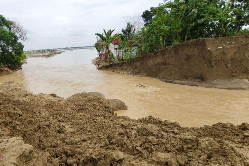 Tanggul Sungai Tuntang Kabupaten Grobogan Kembali Jebol