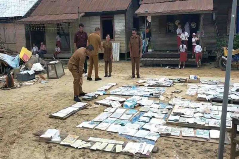 Banjir Terjang Mandau Talawang Kapuas, Lima Sekolah Diliburkan 