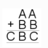 Contoh soal kedua cryptarithm. (Tangkap layar: nrich.maths.org/cryptarithms)