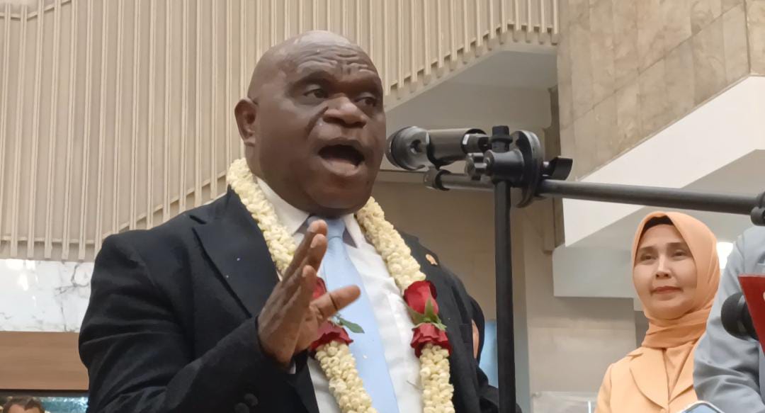 Menteri HAM Natalius Pigai mengusulkan penghapusan SKCK karena dinilai menghambat eks napi buat dapat pekerjaan. (Fakta.com/Dewi Yugi Arti)&nbsp;