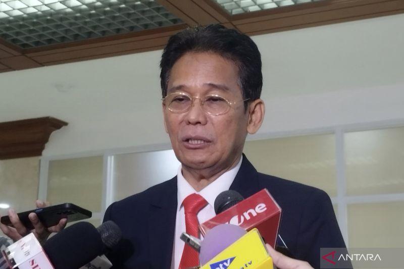 Wakil Ketua KPK Johanis Tanak berpegang pada UU terkait pemberhentian pimpinan lembaganya. (Antara)
