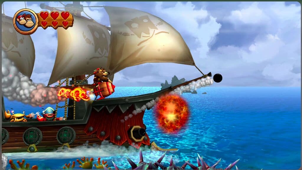 Ilustrasi Game Donkey Kong Returns HD. Foto: Website Nintendo