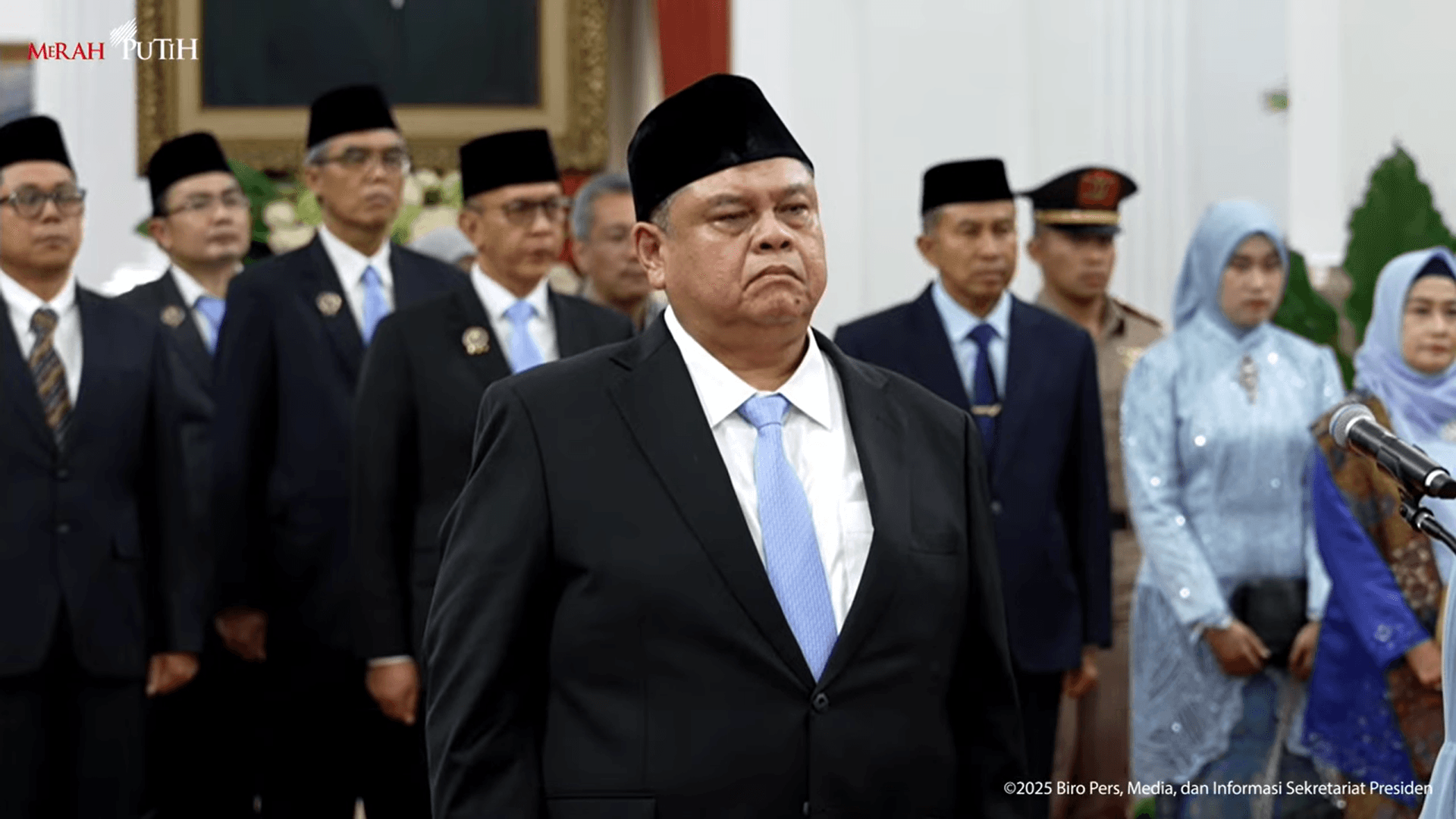 Kepala BPKP&nbsp;Muhammad Yusuf Ateh merupakan lulusan STAN. (Tangkapan layar YouTube Sekretariat Presiden)