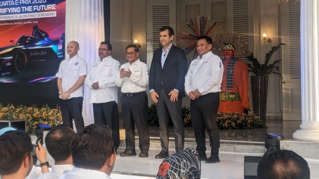 Gubernur Jakarta Pramono Anung menekankan soal negosiasi kontrak Formula E biar lebih murah. (Fakta.com/Ghazy Rabbani)&nbsp;