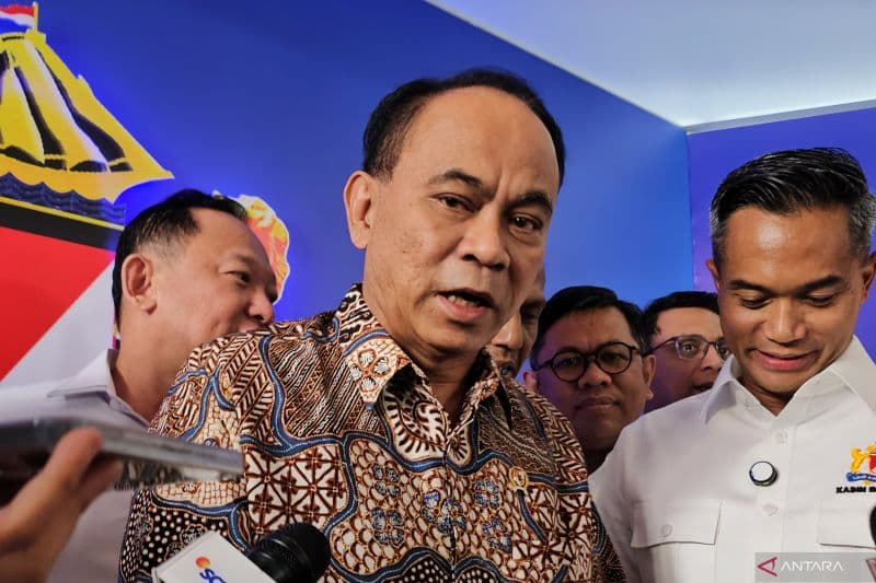 Menteri Komunikasi dan Informatika Budi Arie Setiadi di Jakarta, Kamis (3/10/2024). (ANTARA/Livia Kristianti)