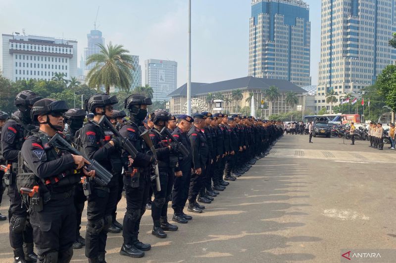 1.994 Personel Gabungan Amankan Reuni 411 di Jakarta
