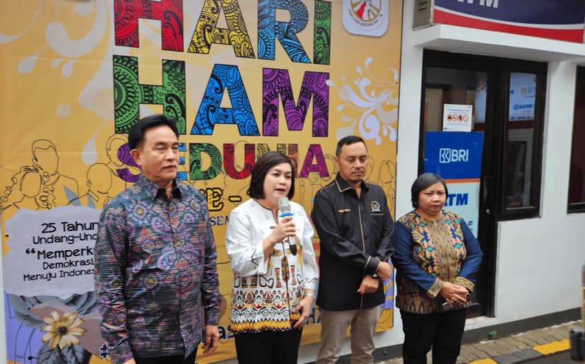 Menteri HAM Natalius Pigal Absen dalam Peringatan Hari HAM Sedunia