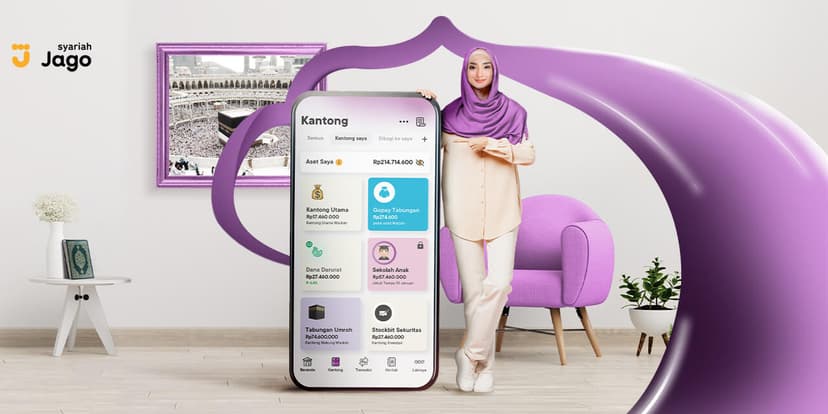 Total Transaksi keuangan Jago Syariah Tumbuh 160% YoY