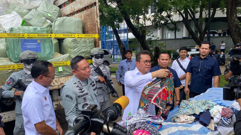 Pemerintah Gagalkan Impor Tekstil Ilegal senilai Rp8,3 M, Diduga dari China
