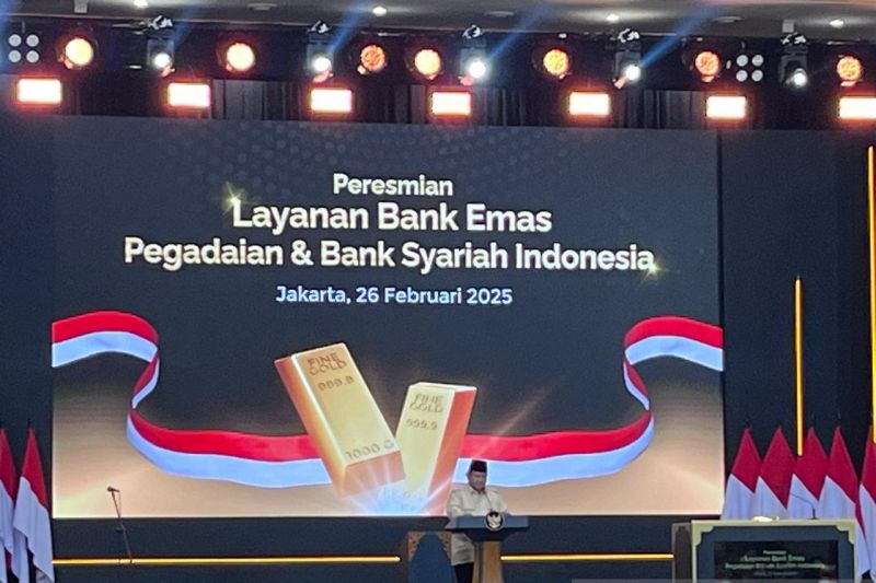 Indonesia Resmi Punya Bank Emas Pertama, Prabowo: Bisa Tingkatkan PDB Hingga Rp245 T