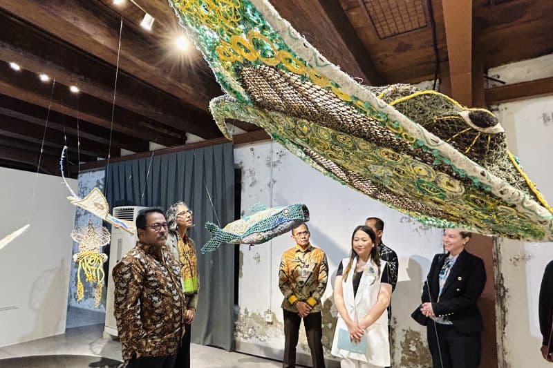 RI-Australia Buka Pameran 'Jaring Hantu' di Museum Bahari Jakarta
