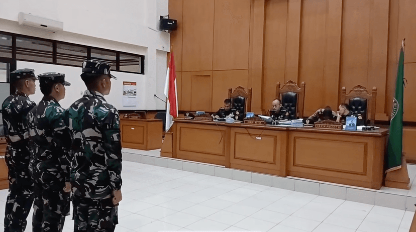 2 Anggota TNI AL Pembunuh Bos Rental Divonis Penjara Seumur Hidup