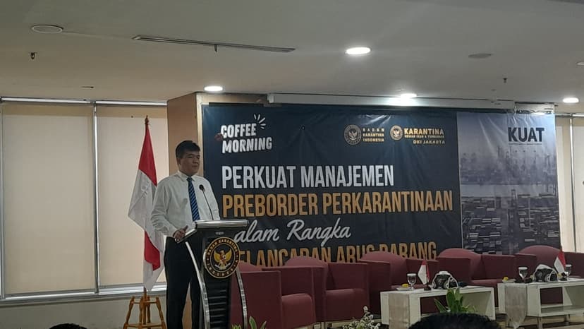 Dorong Efisiensi Logistik, Barantin Pangkas Waktu dengan Mekanisme "Pre-Border"