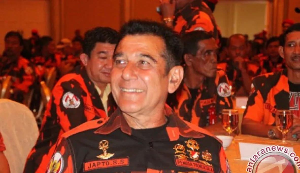 Ketua Umum Ormas Pemuda Pancasila Japto Soerjosoemarno. (dok. Antara/Istimewa)