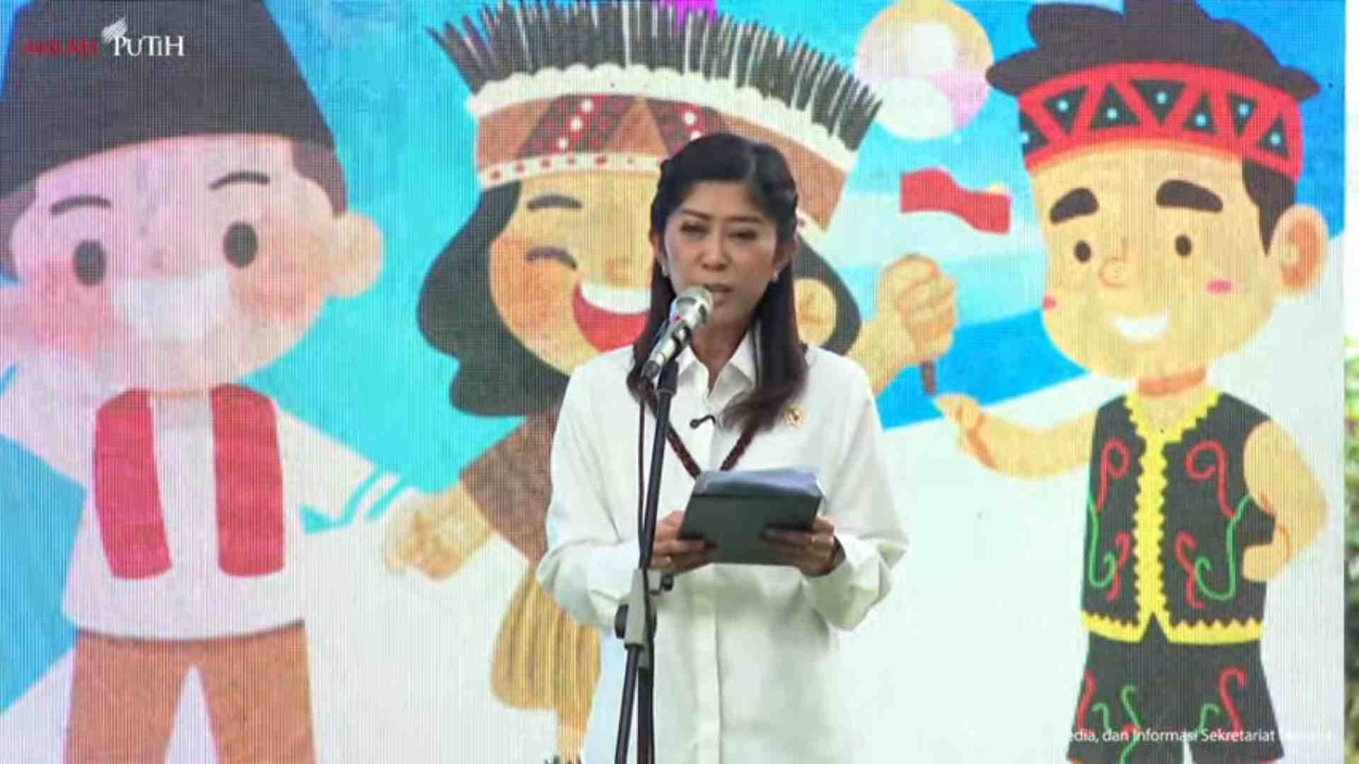 Menkomdigi menyebut pornografi anak mencapai lebih dari 5 juta kasus dalam 4 tahun terakhir. (Tangkapan layar YouTube Sekretariat Kabinet)