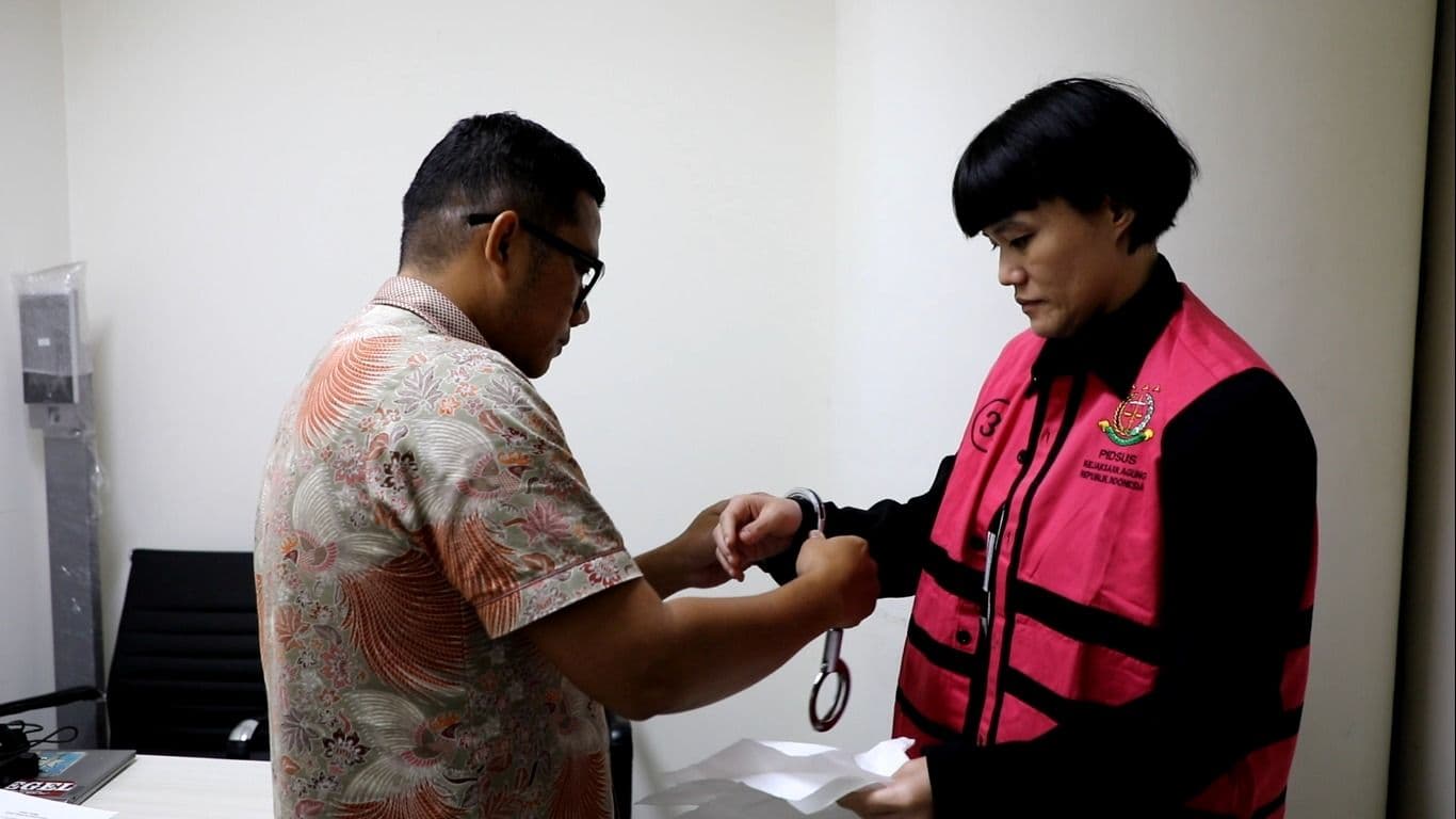 Marcella Santoso, advokat yang ditetapkan sebagai tersangka oleh Kejaksaan Agung. (Foto: Dok. Kejagung)