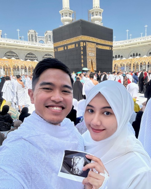 Kaesang mengumumkan sang istri hamil anak pertama mereka. (Tangkap layar akun Instagram @kaesangp dan @erinagudono)